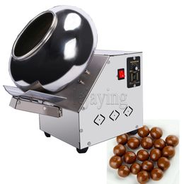 Chocolate Sugar Coasting Machine Roller Commercial Small Candy Coater Machine Chocolate Bean Coating Machine