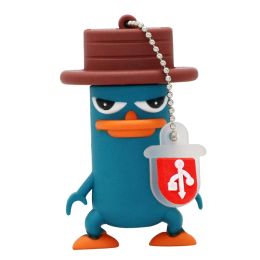 Controls Usb Flash Drive Pendrive Funny Lovely Perry the Platypus Shape Flash Memory 2.0 Pen Memory U Disc 4g 8g 16g 32gb 256gb Usb Drive