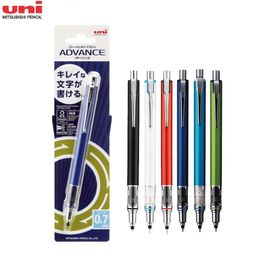 1Pcs Uni Mechanical Pencil Kuru Toga ADVANCE Twice Speed Simple pencils 0.3mm 0.5mm 0.7mm For Writing Drawing papeterie kawaii 240422