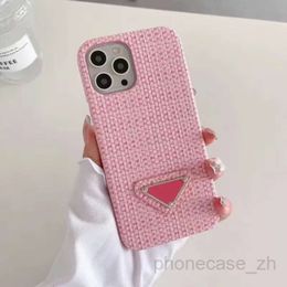 2023 Hot Designer cell Phone Cases For iphone 14 Iphone 7 8 7p 8plus 13 12 X Xr Xs Xsmax Fashion Luxury Weave Phonecase hlsky-3 CXG9
