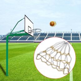 Basketball Universal Galvanised Steel Outdoor Hoop Indoor Sports Basketball Net Standard Goal Games Chain Heavy Duty Durable Training