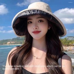 Wide Brim Hats Fisherman Hat Anti-Sun Adjustable Sunscreen And Shading Trendy Breathable Beach Unisex