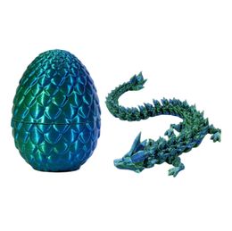 3D Printed Dragon Integrated Chinese Dragon Babies and Eggs Dragon Full Body Joints Home Furnishings Decorations Creative Toys
