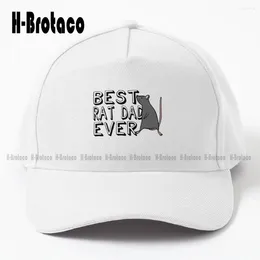 Ball Caps Rat Dad Ever Baseball Cap Men'S Sun Hats Cotton Outdoor Simple Vintag Visor Casual Hip Hop Trucker Denim Colour