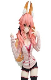 Fateextra Order Caster Lancer Tamamo No Mae Casual Wear Plain Clothes Japanese Anime Figures Action Toy Pvc Model Collection X0502751946