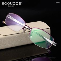 Sunglasses Frames Pure Titanium Glasses Women Eyewear High-Quality Optical Frame Myopia Reading Progressive Protection Anti-reflection
