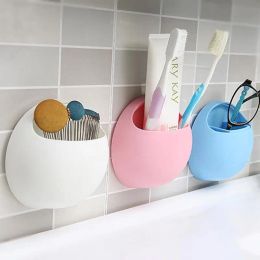 Heads Multifunctional Cute Toothbrush Sucker Holder Suction Hooks Cup Organiser Wall Toothbrush Holder Kitchen Bathroom Organiser