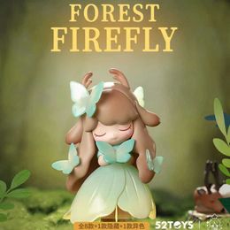 Blind Box Laplly Firefly Forest Series Blind Box Toys Caja Caja Cute Anime Figur Doll Model Mystery Box Girl