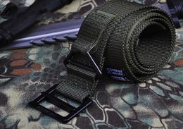 Outdoor tactical belt CQB men039s canvas belts rappel rescue nylon belt4236477