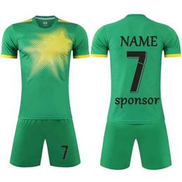 Fans Tops Tees 2021 Men Football uniform Kids football soccer jersey Sport soccer shirt Kit Child tracksuits sportswear clothes for men kit Y240423