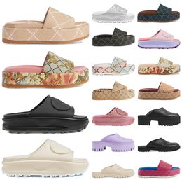 Designer shoes New style Slippers Sandals Slides men women casual thick bottom non-slip soft fashion G house slipper lady wear beach flip-flops luxuru shoes