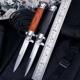 Stainless Steel Outdoor Folding Knife, Portable EDC Pocket Fruit Knife, Camping Multi-purpose Cutter and Steak Knife