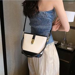 Evening Bags Bucket And Purses For Women Hit Colour Drawstring Hobo Shoulder Handbags With 2 Detachable Straps