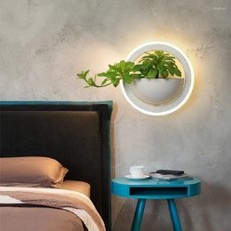 Wall Lamp Diameter 20cm 10W Modern LED For Living Room Bedroom Reading Light Corridor El Deco Bedside Sconce