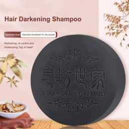 Shampoo&Conditioner 1Pcs Natural Organic Shampoo Essence Polygonum Soap Mild Cleansing Formula Hair Growth Products Ginger Hair Shampoo Hair Repair