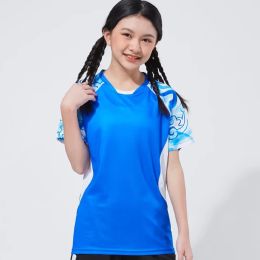 Jerseys Kids Shirt Table Tennis Badminton Ping Pong TShirts Customise Jersey Breathable Uniform Quick Dry DIY Sports Tee