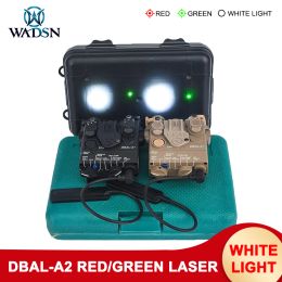 Optics Wadsn Dbala2 Red Green Dot Dual Beam Laser Sight Flashlight Tactical Dbal Peq Aiming Airsoft Guns Weapon Ar15 Rifle Light No Ir