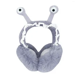 Berets Foldable Ear Warmer Earmuffs Adjustable Soft & Warm Cute Animal Frog Windproof Plush
