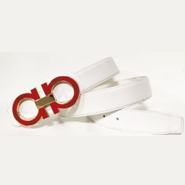 luxury belt 3.8 cm wide designer belts for women flat leather color lace-up beach holiday shorts Business suit belt Alphabet brand LOGO Figure 8 Fortune buckle