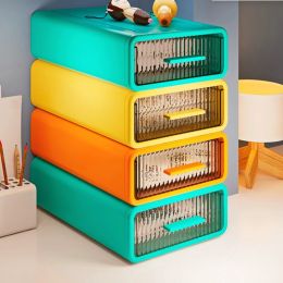 Drawers Storage Box Drawer Multifunctional Office Home Desk Organising Miscellaneous Items Cosmetics Desktop Stationery Stackable