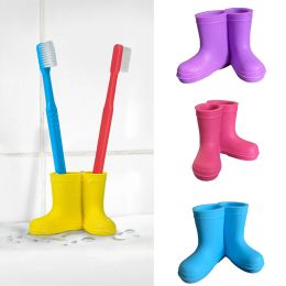 toothbrush Creative Rain Boots Toothbrush Holder Silicone Cartoon Stand Rack Toothbrush Organizer Toothbrush Storage Rack Bathroom Products