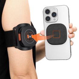 Groupsets Vrig Mg13L Magnetic Phone Arm Strap Bracket for Iphone Xiaomi Phone Holder for Outdoor Running Cycling Travel Fitness Arm Belt