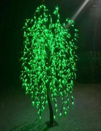 2M 1152 led Rainproof LED Artificial Willow Weeping Tree Light 110220VAC Outdoor Use fairy garden decor6456817