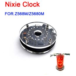 Clocks LED digital Desk Nixie Clock USB typeC power Mini Vintage Single FOR Z568M / Z5680M Glow tube clock Built in Boost module