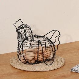 Baskets Chicken Egg Basket Wire Egg Basket For Egg Collecting And Gathering Multifunctional And Practical Wire Egg Storage Basket Holds