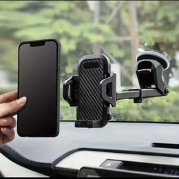Cell Phone Mounts Holders Car Universal Hands-Free Suction Cell Phone Holder For Car Dashboard Air Vent Car Phone Holder Mount Y240423