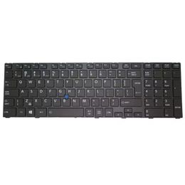 Wholesale Laptop Keyboard For Toshiba Tecra W50-A MP-13F66DN6356 International UI US big enter black without backlit used