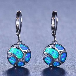 Charm Delysia King Trendy Football Opal Earrings 2021 Luxury Woman Jewellery Y240423