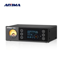 Bags Aiyima Audio Dp01 Digital Player Usb Preamp Oled Lossless Mp3 Music Player Coaxial Optical Dsp256 Decoding Preamplifier