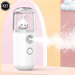 Luftfuktare Portable Air Foidifier 30 ML USB Atomizer Air Purifier Aromaterapi Essential Oil Diffuser Y240422