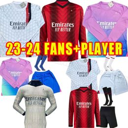 Long sleeve 23/24 IBRAHIMOVIC GIROUD Soccer Jerseys 2023 PULISIC THEO TONALI Shirt ROMAGNOLI RAFA LEAO S.CASTILLEJO REIJNDERS SAELEMAEKERS fans player kits MILAN