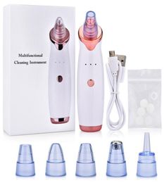 Microdermabrasion Blackhead Remover Vacuum Suction Face Pimple Acne Comedone Extractor Pores Cleaner Skin Care Tools 2207223369775