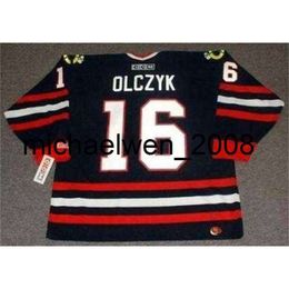 Kob Weng Men Women Youth ED OLCZYK 1999 CCM Alternate Hockey Jersey All Stitched Top-quality Any Name Any Number Goalie Cut