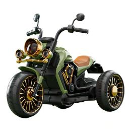 Bicycle Children's Electric Rechargeable Tricycles Children's Remote Control Dual Drive Motorcycle