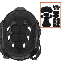 Safety Tactical Helmet Inner Pads Kit Comfortable Airsoft Shooting Sports Helmet Memory EVA Liners Paintball CS Helmet Accessories