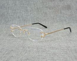 70OFF Finger Random Square Clear Glass Men Oval C Wire Glasses Optical Metals Frame Oversize Eyewear Women for Reading Oculos8438309