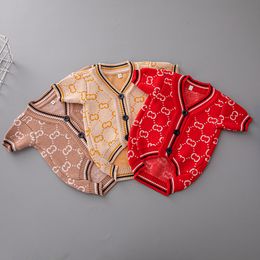 Cardigan Pet Sweater Kejitedi Fashion Dog clothes Autumn Winter Fashion Thickened High Elastic pets Clothing dog Supplies CSD2404236