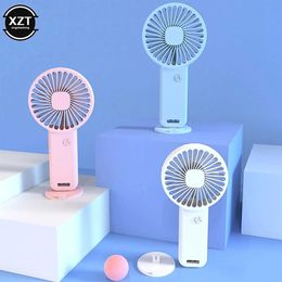 Other Appliances Handheld fan USB charging mini fan portable air cooler desktop fan silent phone holder J240423