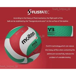 US Original Molten V5m5000 Volleyball Standard Size 5 PU Ball For Students Adult And Teenager Competition Training Outdoor Indoo Molten Volleyball 616
