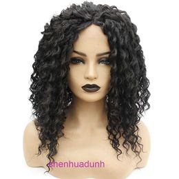 Wholesale Fashion Wigs hair for women Small roll synthetic Fibre headband 13 * 4 front lace wig cover