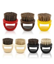 Men Moustache Beard Brush Pig Horse Bristles Elastic Quick Wetting Quick Drying Durable Salon Hair Sweep Brush 071042000