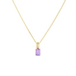 Necklaces Amethyst Peridot Zircon Charm Pendant Necklace 925 Sterling Silver 18k Gold Plated Rhodium Fine Jewelry