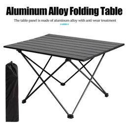 Camp Furniture Tables Outdoor Portable Folding Table Foldable Camping Table Folding Hiker Tourist Table Aluminium Climbing Plate Tables Y240423