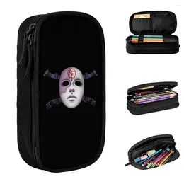 Large-capacity Pencil Case Sally Face It's A Prosthetic Lover Office Accessories Gaming Double Layer Stationery