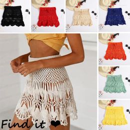 Skirts Instagram Style Seaside Holiday Bikini Skirt Crochet
