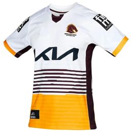 Rugby 2022 BRISBANE BRONCOS AWAY MENS RUGBY JERSEY Size S5XL Print Custom Name Number Top Quality Free Delivery